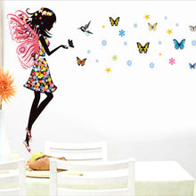 Beautiful Butterfly Elf Arts Wall Sticker For Kids Rooms Home Decor Backdrop Wall  SM6