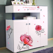 Beautiful flowers in the fifth generation of PVC can remove the transparent film Sitting room background wall decoration SM6