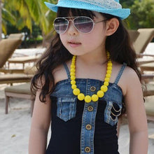 Beauty Baby Girls Cartoon Colorful Bead Necklace Bracelet Jewelry Set kids Gift SM6