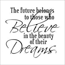 Believe Dream Characters Wall Stickers Home Decor Decals Art  NEW Modern Removable TV Background Wall Black PVC 57*61CM SM6