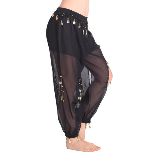 Belly Dance Costume Shinny Cion Sequin Balloon Bloomers trousers Harem Pants Clothes SM6