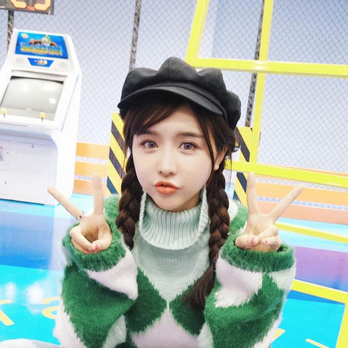 Beret England Style Flat Hats Women Vintage Beret Lady Boina 2017 Spring Women Caps Boina Feminina#0521 SM6