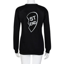 Best Friends Women Sweatshirt Printed Loose Women Hoodies Sweatshirts Long Sleeve Friendship Pullovers Ropa Deportiva Mujer#B12 SM6