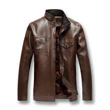 Best Seller Men Leather Jacket Men PU Leather Coats Turn-down Collar Wears Leather Jacket Men Slim Leather Jackets SM6