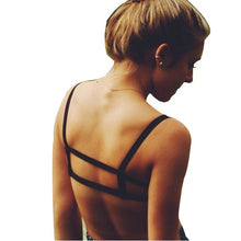 Best Seller Sexy Women Cross Strap Padded Wrapped Chest Tank Crop Top Blouse vob #3546 SM6