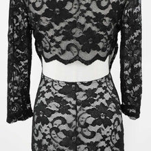 Big Discount Women Sexy Lace Mini Dress Black Floral Hollow Out Dress Bodycon Dress Sheath Bandage Pencil Dress SM6