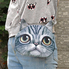 Big Discount Cute Mini Bag Cat Animal Print Crossbody Bag Zipper Closure Small Shoulder Chain Bag Messenger Bag SM6