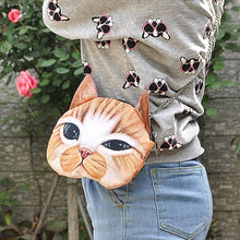 Big Discount Cute Mini Bag Cat Animal Print Crossbody Bag Zipper Closure Small Shoulder Chain Bag Messenger Bag SM6