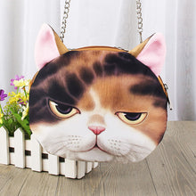Big Discount Cute Mini Bag Cat Animal Print Crossbody Bag Zipper Closure Small Shoulder Chain Bag Messenger Bag SM6