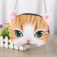 Big Discount Cute Mini Bag Cat Animal Print Crossbody Bag Zipper Closure Small Shoulder Chain Bag Messenger Bag SM6