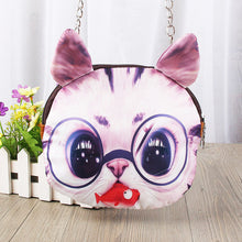 Big Discount Cute Mini Bag Cat Animal Print Crossbody Bag Zipper Closure Small Shoulder Chain Bag Messenger Bag SM6