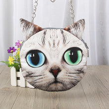 Big Discount Cute Mini Bag Cat Animal Print Crossbody Bag Zipper Closure Small Shoulder Chain Bag Messenger Bag SM6