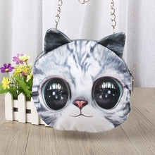 Big Discount Cute Mini Bag Cat Animal Print Crossbody Bag Zipper Closure Small Shoulder Chain Bag Messenger Bag SM6