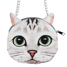 Big Discount Cute Mini Bag Cat Animal Print Crossbody Bag Zipper Closure Small Shoulder Chain Bag Messenger Bag SM6