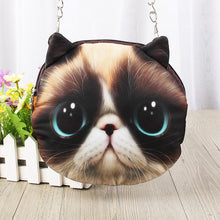 Big Discount Cute Mini Bag Cat Animal Print Crossbody Bag Zipper Closure Small Shoulder Chain Bag Messenger Bag SM6