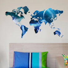 Big Global Planet World Map wall sticker Art Decal Map Oil Paintings 1470 Home Room office Decoration SM6
