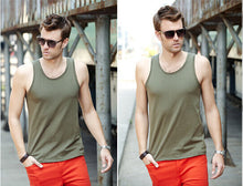 Big Men Tank Tops Round Neck Sleeveless Causal Vests Men Tops Blusas Lowest Price SM6