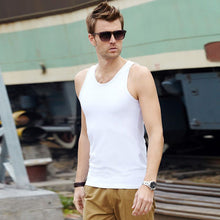 Big Men Tank Tops Round Neck Sleeveless Causal Vests Men Tops Blusas Lowest Price SM6