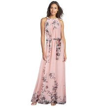 Big Size Flora Printing Maxi Dresses Long Chiffon Sundresses Women Style Girl Boheminan Dress Y4 SM6