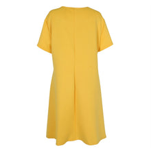 Big Size Women Clothes 6XL Dresses O-Neck Short Sleeve Knee-Length Fit and Flare Dresses Casual Clothing SM6