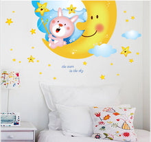 Big moon design of children room wall stickers on the wall stick mobile household wall stick on the wall SM6