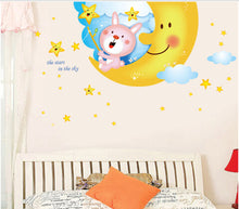 Big moon design of children room wall stickers on the wall stick mobile household wall stick on the wall SM6