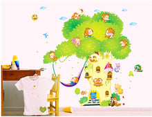 Big tree house Children bedroom adornment wall stickers The third generation of removable wall stickers SM6