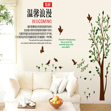 Birds and trees household adornment wall post on the wall of removable wall stickers SM6