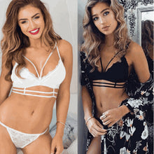 Black Bandage Crop Tops Women Sexy Bralette Lace Floral Hollow Out Sexy Womens Camisole Blusa Com Renda#1521 SM6