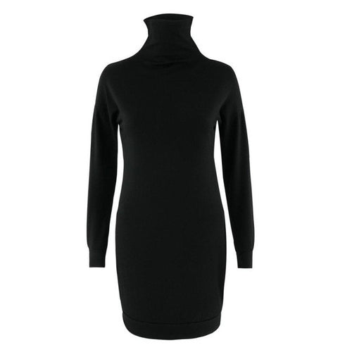 Black Dress Loose Long Sleeve Casual Dress Autumn Women Clothes Winter Dresses Women 2016 Moda Feminina Ropa Mujer#C101 SM6