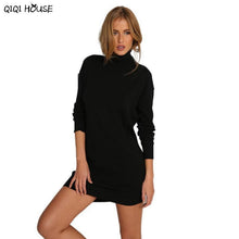 Black Dress Loose Long Sleeve Casual Dress Autumn Women Clothes Winter Dresses Women 2016 Moda Feminina Ropa Mujer#C101 SM6