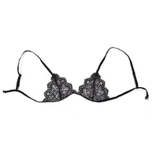 Black Lace Bra Top Wireless Cups Brassiere Eyelash Bralette Cute Crop Top Sexy Underwear Intimate Tops SM6
