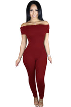 Black Off Shoulder Jumpsuit Long Pants Overalls For Rompers  Casual Bodycon  Jumpsuits 64052 SM6