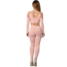 Black Off Shoulder Long Sleeve Jumpsuit Bodycon Sexy Club Jumpsuit Long Pants Two Piece Jumpsuit For Romper 62001 SM6