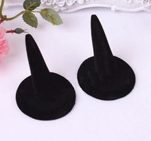 Black Velvet Finger Ring St  Jewelry Display Women Jewelry Gift SM6