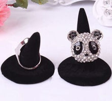 Black Velvet Finger Ring St  Jewelry Display Women Jewelry Gift SM6