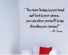 Black Vinyl Wall Sticker Steer Yourself Words Letters Home Decor Decals SM6