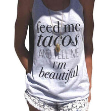 Black White Letter Tanks Tops Women Sleeveless Sexy Tank Tops  Summmer Style Vest T-Shirt Ladies haut femme Hot Sale #23 SM6