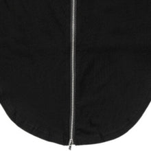 Black White T shirt XXL Long Back Zipper Streetwear Swag Man Hip Hop Skateboard T-shirt Top Tee Men Clothing SM6