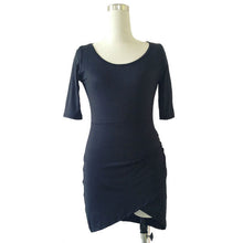 Black Women Irregular Bodycon Clubwear Nightclub Cocktail Mini Dress  SM6