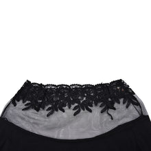 Black   white striped blouse Knitted women tops lace floral embroidery shirts long sleeve knitwear Women Formal Tops SM6