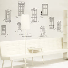 Black and white window The sitting room TV setting wall of household adornment wall decoration on the wall SM6