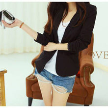 Blazer Women Feminino Korean Slim Shrug Suit Blazer Coat Casual Cardigan Outwear SM6