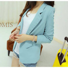 Blazer Women Feminino Korean Slim Shrug Suit Blazer Coat Casual Cardigan Outwear SM6