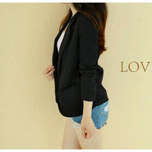 Blazer Women Feminino Korean Slim Shrug Suit Blazer Coat Casual Cardigan Outwear SM6