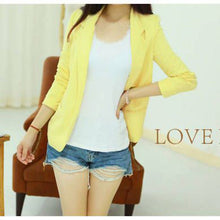 Blazer Women Feminino Korean Slim Shrug Suit Blazer Coat Casual Cardigan Outwear SM6