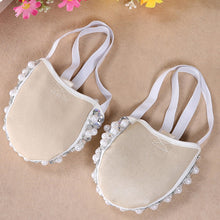 Bling Diamond Rhinestone Peals Half Sole Sandal Lyrical Belly Dance ShoesSM6