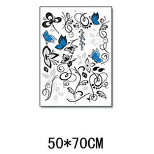 Blue Butterfly Decals Home Decor Mural DIY Vinyl Wall Sticker SM6