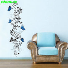 Blue Butterfly Decals Home Decor Mural DIY Vinyl Wall Sticker SM6