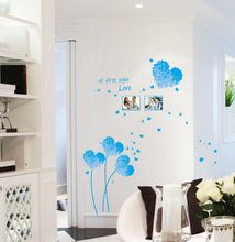 Blue love grass green can remove wall stick a bedroom a sitting room TV setting wall stickers SM6